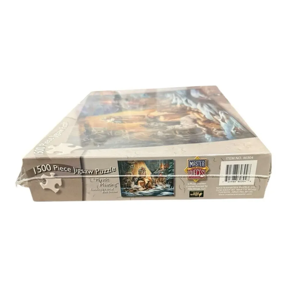 MasterPieces Mystic Meeting Russ Docken Native art 1500 Sealed Jigsaw Puzzle NEW